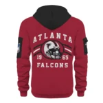 Atlanta Falcons Half Zip Hoodie All Over Prints Custom Name