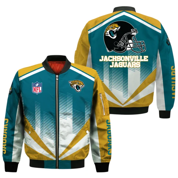 Jacksonville Jaguars Bomber Jacket All Over Prints Custom Name