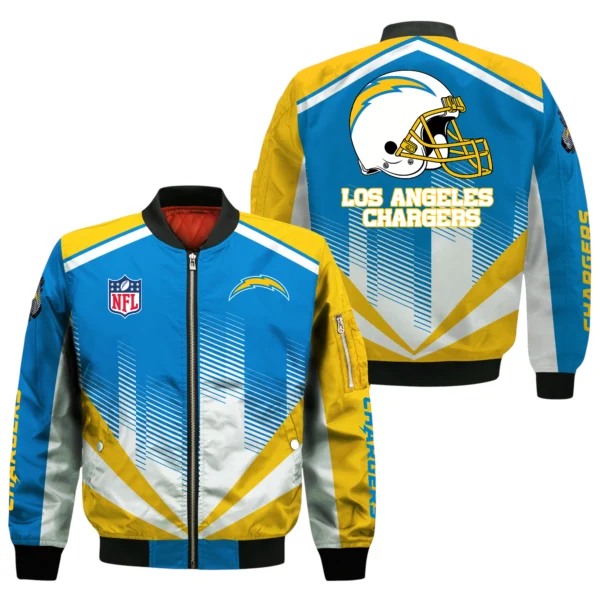Los Angeles Chargers Bomber Jacket All Over Prints Custom Name