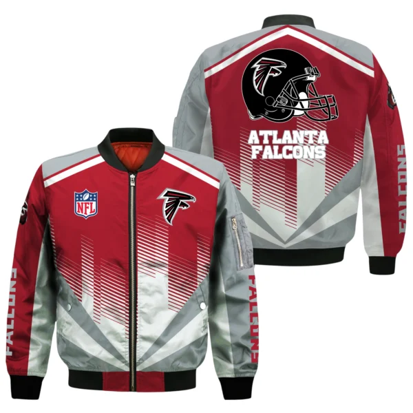 Atlanta Falcons Bomber Jacket All Over Prints Custom Name