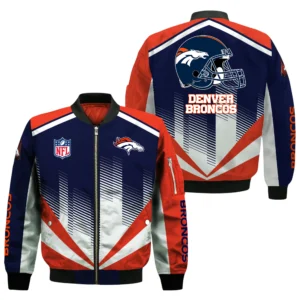 Denver Broncos Bomber Jacket All Over Prints Custom Name