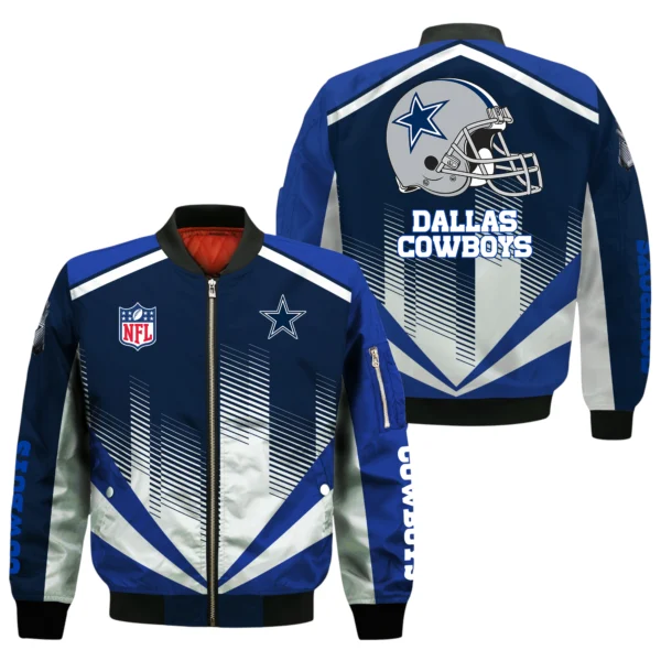 Dallas Cowboys Bomber Jacket All Over Prints Custom Name