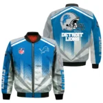 Detroit Lions Bomber Jacket All Over Prints Custom Name