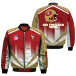 San Francisco 49ers Bomber Jacket All Over Prints Custom Name