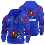 Tampa Bay Buccaneers Half Zip Hoodie All Over Prints Custom Text