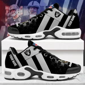 Las Vegas Raiders Air Max Plus Shoes Unisex Personalized Name