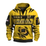 Pittsburgh Pirates 3D Half Zip Hoodie Custom Your Name