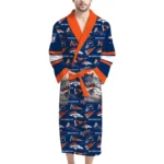 Denver Broncos Unisex 3D Bathrobe