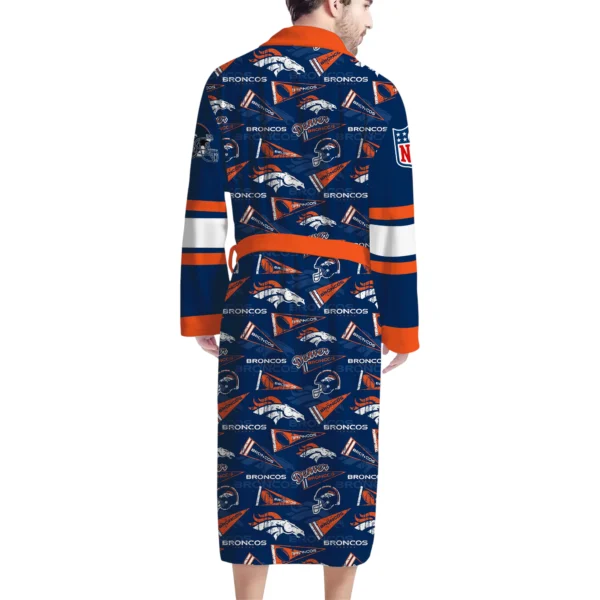 Denver Broncos Unisex 3D Bathrobe