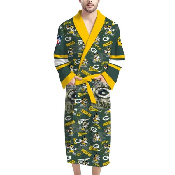 Green Bay Packers Unisex 3D Bathrobe