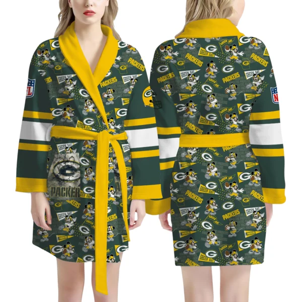 Green Bay Packers Unisex 3D Bathrobe