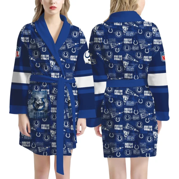 Indianapolis Colts Unisex 3D Bathrobe