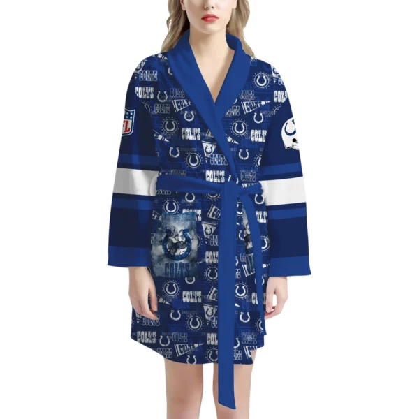 Indianapolis Colts Unisex 3D Bathrobe