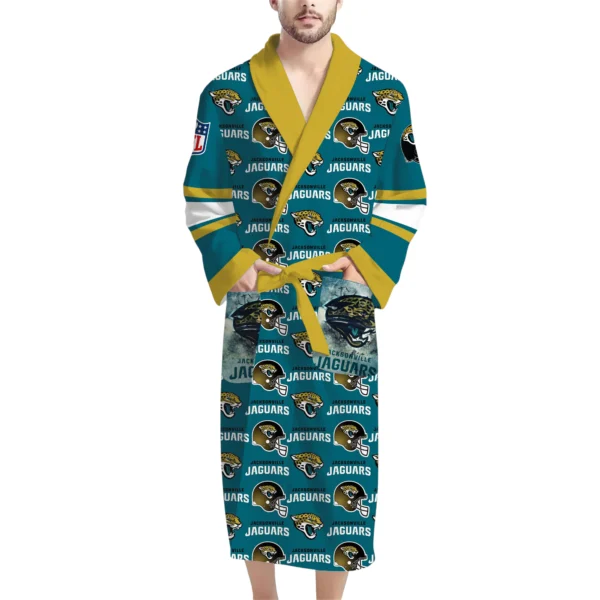Jacksonville Jaguars Unisex 3D Bathrobe