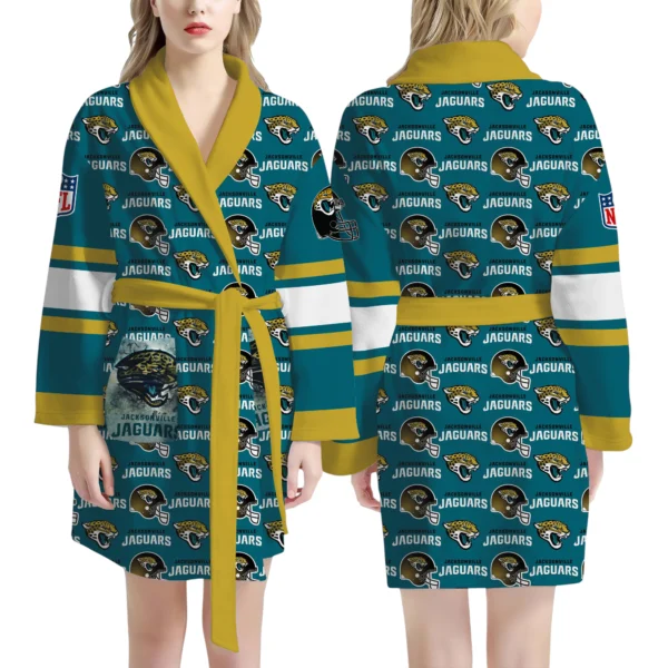 Jacksonville Jaguars Unisex 3D Bathrobe