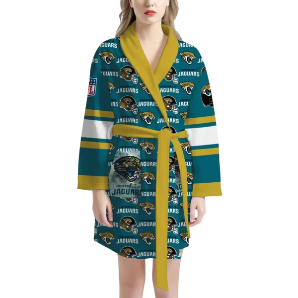Jacksonville Jaguars Unisex 3D Bathrobe