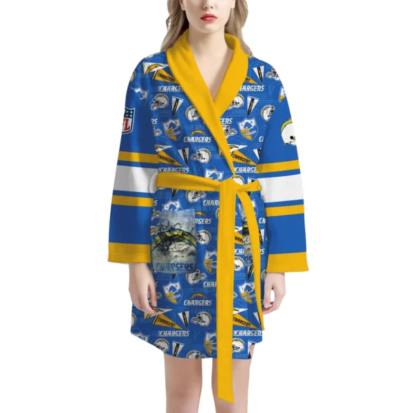 Los Angeles Chargers Unisex 3D Bathrobe