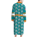 Miami Dolphins Unisex 3D Bathrobe