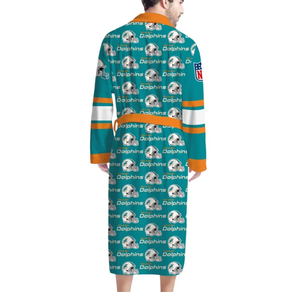 Miami Dolphins Unisex 3D Bathrobe