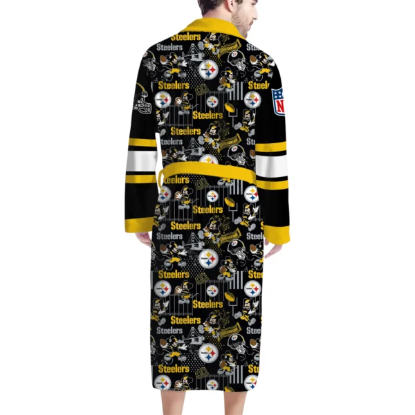 Pittsburgh Steelers Unisex 3D Bathrobe