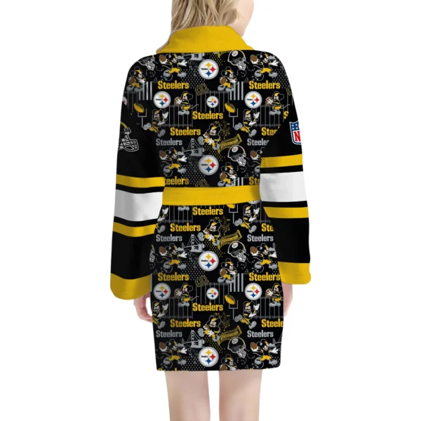 Pittsburgh Steelers Unisex 3D Bathrobe