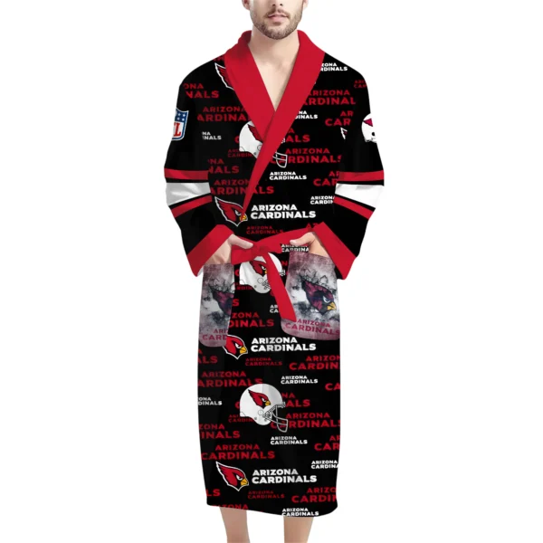 Arizona Cardinals Unisex 3D Bathrobe