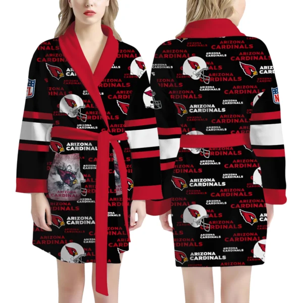 Arizona Cardinals Unisex 3D Bathrobe