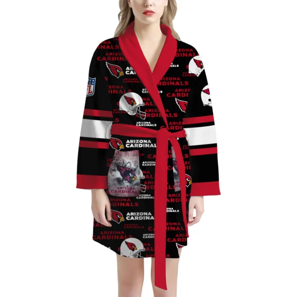 Arizona Cardinals Unisex 3D Bathrobe