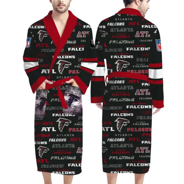 Atlanta Falcons Unisex 3D Bathrobe