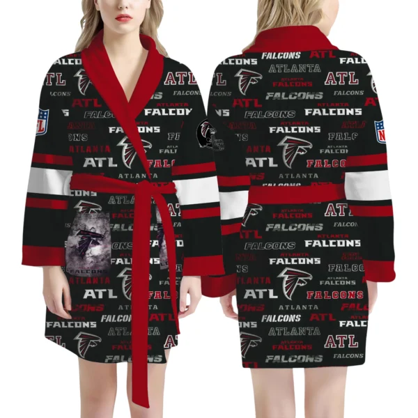 Atlanta Falcons Unisex 3D Bathrobe