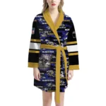 Baltimore Ravens Unisex 3D Bathrobe