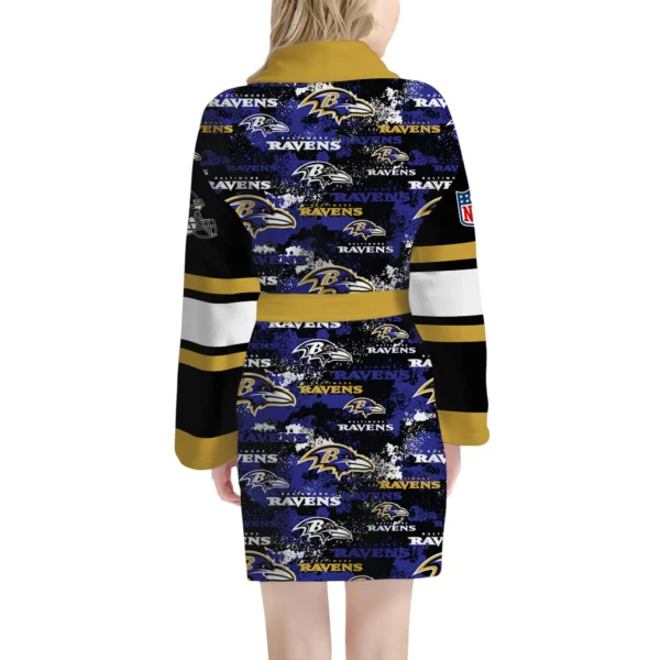 Baltimore Ravens Unisex 3D Bathrobe