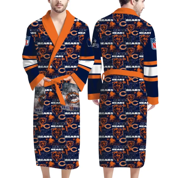 Chicago Bears Unisex 3D Bathrobe
