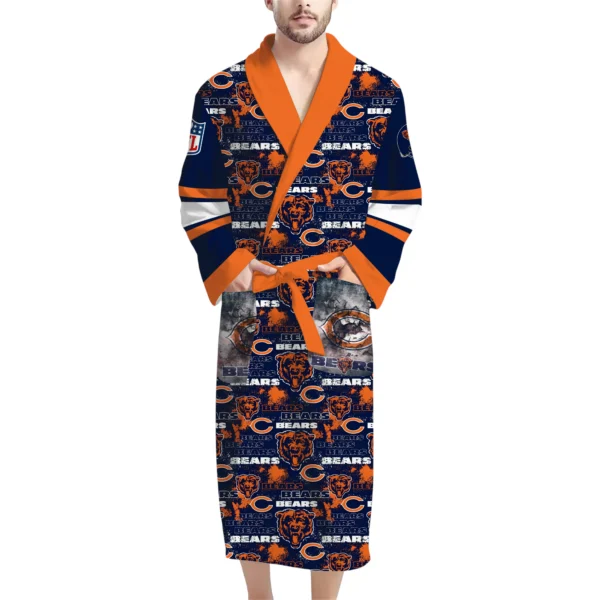 Chicago Bears Unisex 3D Bathrobe