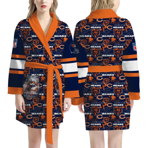 Chicago Bears Unisex 3D Bathrobe