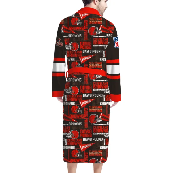 Cleveland Browns Unisex 3D Bathrobe