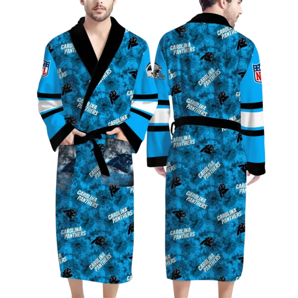 Carolina Panthers Unisex 3D Bathrobe
