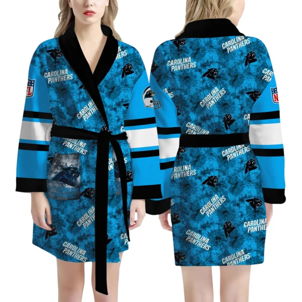 Carolina Panthers Unisex 3D Bathrobe