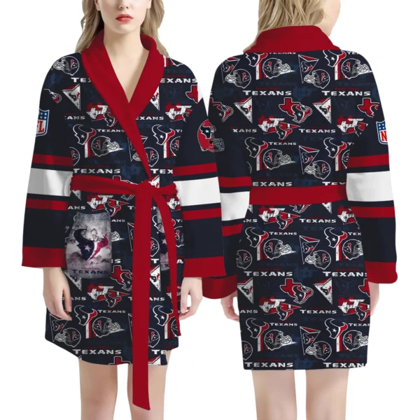 Houston Texans Unisex 3D Bathrobe
