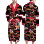Kansas City Chiefs Unisex 3D Bathrobe