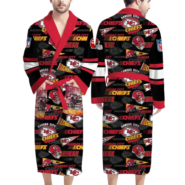 Kansas City Chiefs Unisex 3D Bathrobe