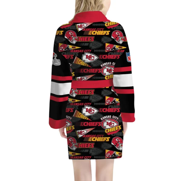 Kansas City Chiefs Unisex 3D Bathrobe
