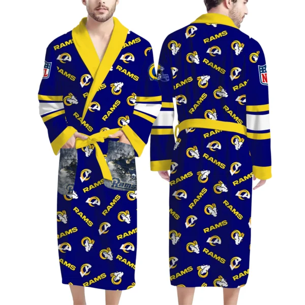 Los Angeles Rams Unisex 3D Bathrobe