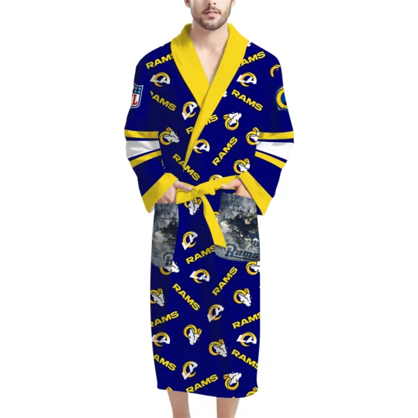 Los Angeles Rams Unisex 3D Bathrobe