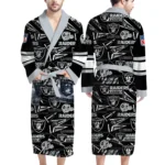 Las Vegas Raiders Unisex 3D Bathrobe