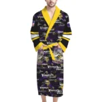 Minnesota Vikings Unisex 3D Bathrobe
