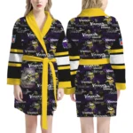 Minnesota Vikings Unisex 3D Bathrobe