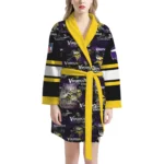 Minnesota Vikings Unisex 3D Bathrobe