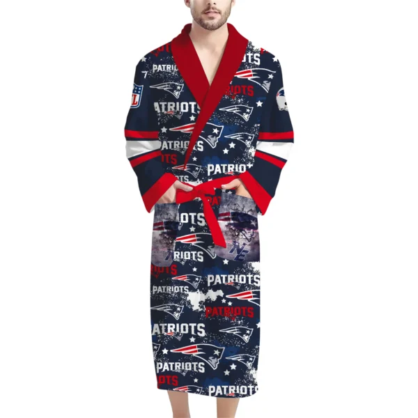 New England Patriots Unisex 3D Bathrobe
