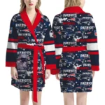 New England Patriots Unisex 3D Bathrobe